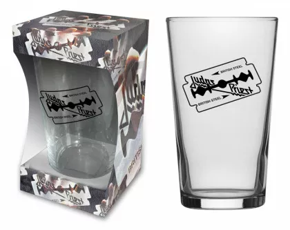 Bierglas - British Steel von Judas Priest