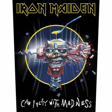 Iron Maiden Can I Play With Madness Rückenaufnäher Patch