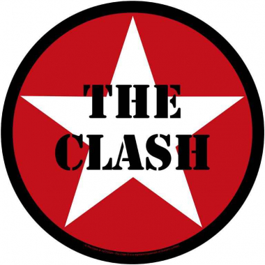 The Clash Star Logo Rückenaufnäher Patch
