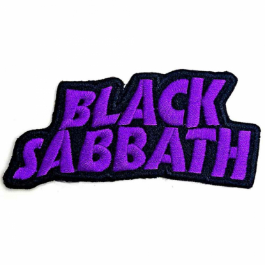 Embroidered Patch Iron On Black Sabbath Logo