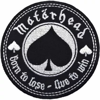 Gestickter Aufnäher | Aufbügler Motörhead Born To Lose