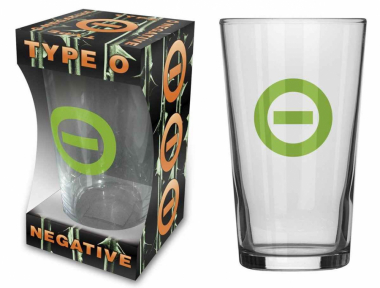 Type O Negative Negative Symbol Beer Glass