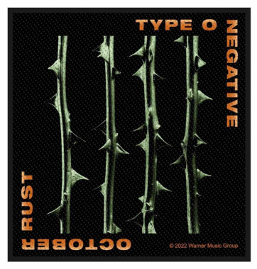 Type O Negative October Rust Woven Patch
