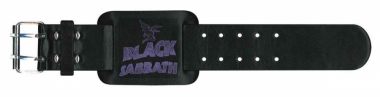 Leatherette Wristband Black Sabbath Logo