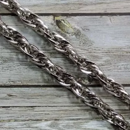 Schlüsselkette mit 2 Karabinerhaken Schlüsselring
