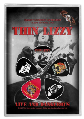 Guitar Pick Pack Thin Lizzy Live And Dangerous