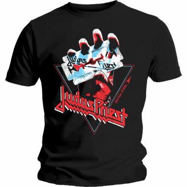 Judas Priest British Steel Hand Triangle T-Shirt