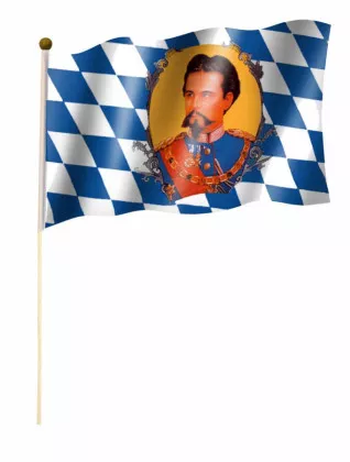 König Ludwig Stockfahnen