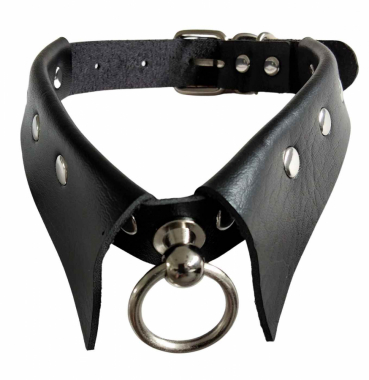 Gothic Collar With Ring