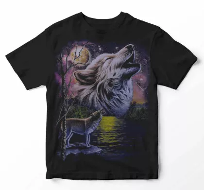 T-Shirt Wolf Eclipse