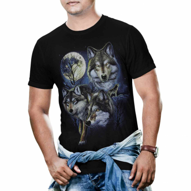 T-Shirt Full Moon Wolves