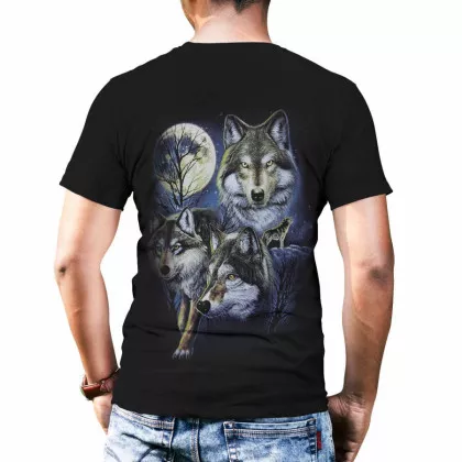 T-Shirt Wölfe der Nacht