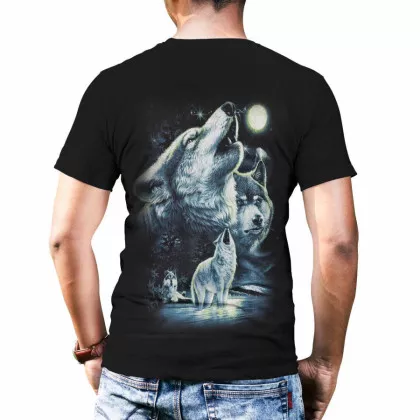 T-Shirt Heulende Wölfe