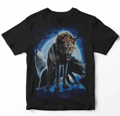 T-Shirt Wilde Wölfe