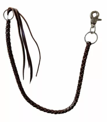 Leder Hosenkette Braun