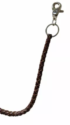 Leder Hosenkette Braun
