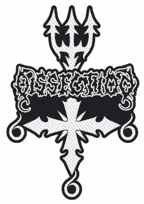Dissection Logo Cut Out Aufnäher