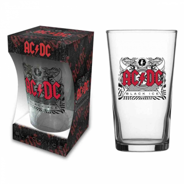 AC/DC Black Ice Beer Glass