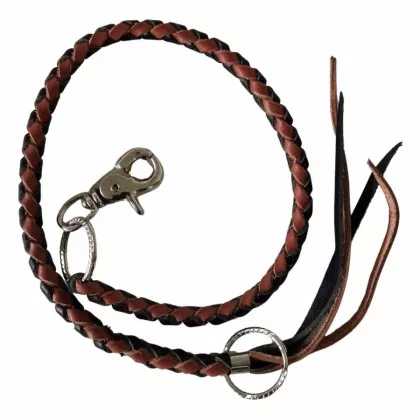 Leder Hosenkette Schwarz Braun
