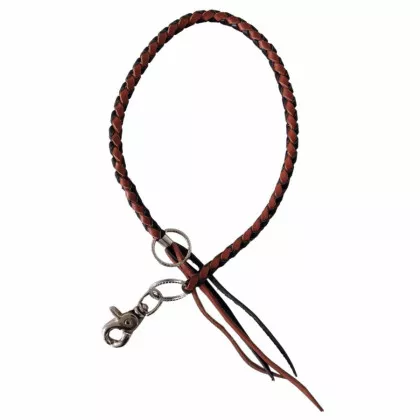 Leder Hosenkette Schwarz Braun