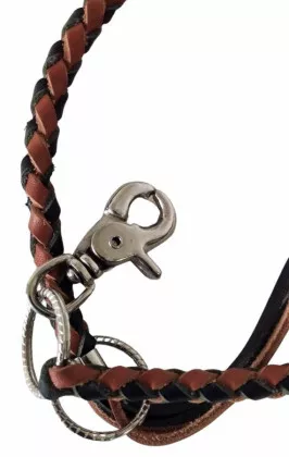 Leder Hosenkette Schwarz Braun
