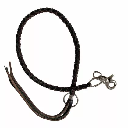 Leder Hosenkette Schwarz Dunkelbraun
