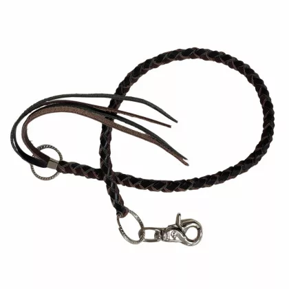 Leder Hosenkette Schwarz Dunkelbraun