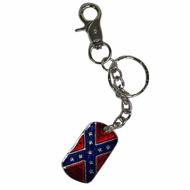 Keychain confederate flag key ring
