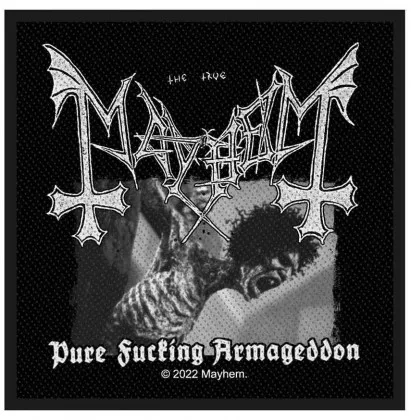Mayhem Pure Fucking Armageddon Aufnäher