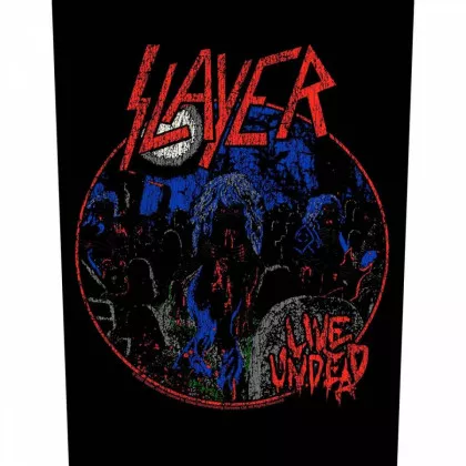 Slayer Live Undead Rückenaufnäher Patch