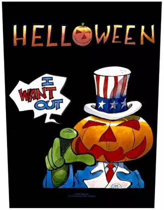 Helloween I Want Out Back Patch