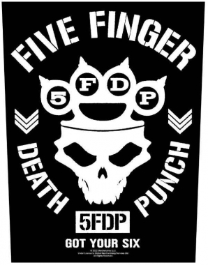Five Finger Death Punch Got Your Six Rückenaufnäher Patch
