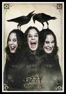 Poster Flag Ozzy Osbourne Three Crows