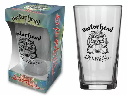 Trinkglas Motörhead Overkill