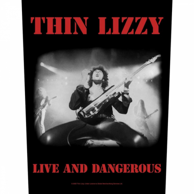 Thin Lizzy Live And Dangerous Rückenaufnäher Patch