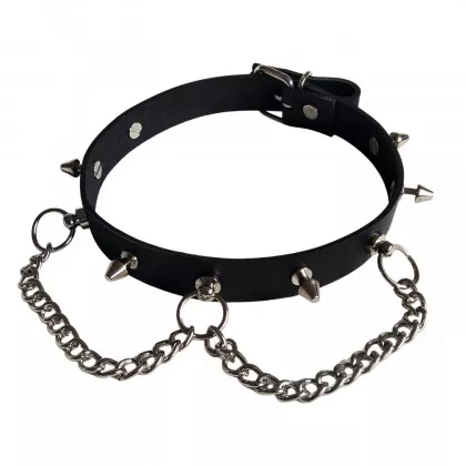 Halsband Choker Killernieten & Ketten