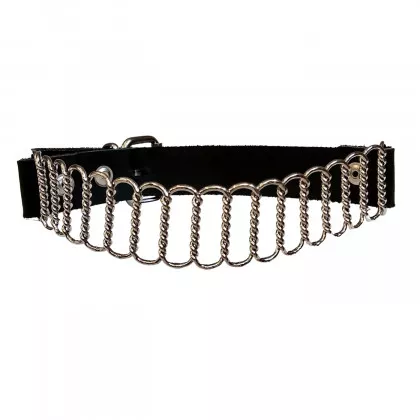 Leder Halsband Choker Kette
