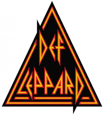 Def Leppard Logo Cut Out Woven Patch