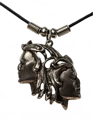 Zodiac Sign Pendant Necklace Gemini