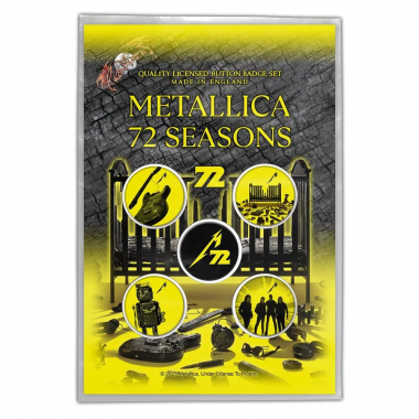 Metallica 72 Seasons Button Badge Set