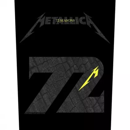Metallica Charred 72 Seasons Rückenaufnäher Patch