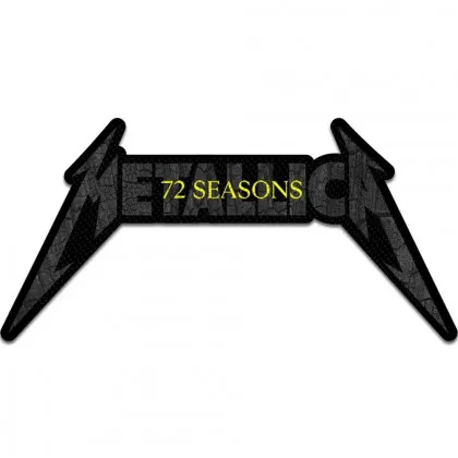 Metallica 72 Seasons Charrred Logo Cut Out Aufnäher