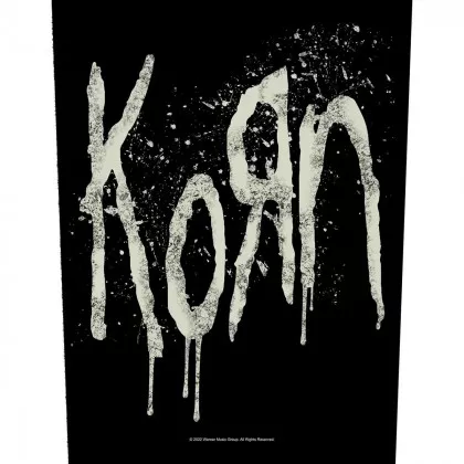 Korn Splatter Logo Rückenaufnäher Patch