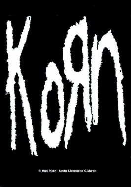 Poster Flag Korn Band Logo