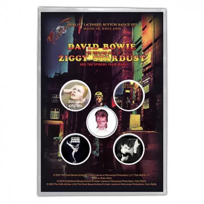 David Bowie | Early Albums Button Badge Set