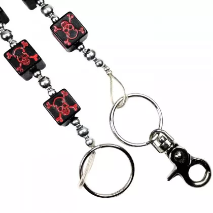 Hosenkette Totenkopfwürfel