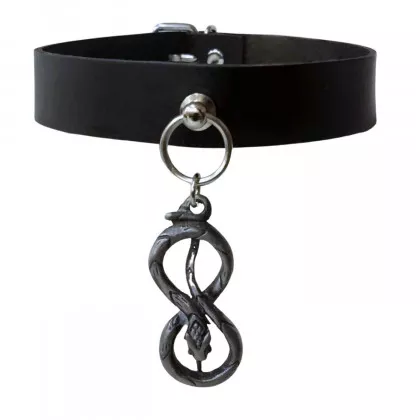 Halsband Choker Infinity Schlange