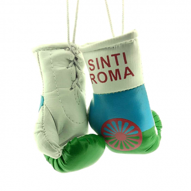 Romani Flag Mini Boxing Gloves