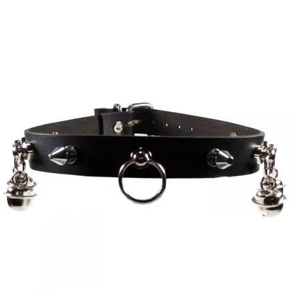 O-Ring Killernieten & Glocken Halsband