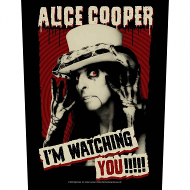 Alice Cooper | Im Watching You Rückenaufnäher Patch